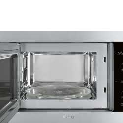FOUR MICROONDES AVEC GRILL ÉLECTRIQUE SMEG FMI325X