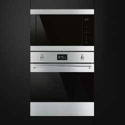 SMEG BUILT-IN MICROWAVE OVEN WITH ELECTRIC GRILL FMI325X