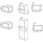 FORNO A MICROONDE CON CORNICE SMEG FMI325X FORNO A MICROONDE CON CORNICE SMEG FMI325X