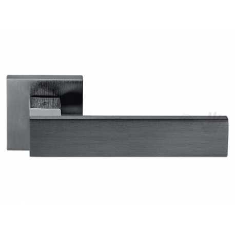 COLOMBO DESIGN DOOR HANDLES PAIR ALBA LC91 SERIES ON ROSE