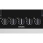 TABLE DE CUISSON À GAZ SIEMENS EP7A6QB20 VERRE NOIR 75 CM