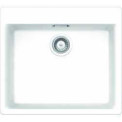 SCHOCK VERO N100 L KITCHEN SINK SINGLE BOWL CRISTADUR PURE WHITE