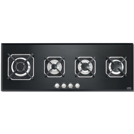 PIANO COTTURA A GAS LOFRA VEGA 112 VETRO NERO 112 CM
