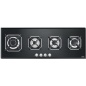 LOFRA GAS HOB VEGA 120 BLACK GLASS BASE - 112 CM