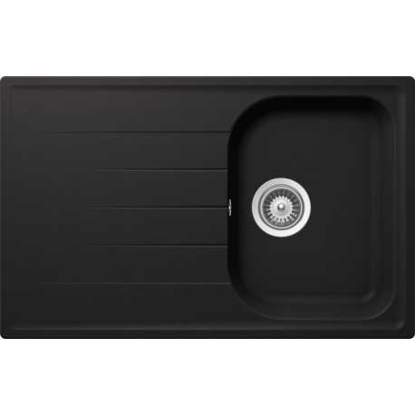 SCHOCK KITCHEN SINK LITHOS D100S CRISTALITE BLACK SCHOCK KITCHEN SINK LITHOS D100S CRISTALITE BLACK