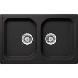 FREGADERO SCHOCK LITHOS N200S CRISTALITE NEGRO MATE