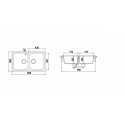 SCHOCK KITCHEN SINK LITHOS D200 CRISTALITE ASPHALT