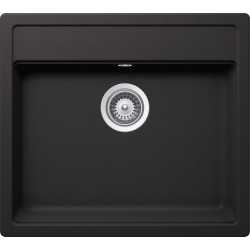 LAVELLO SCHOCK NEMO N100 MONOVASCA CRISTALITE NERO MAT