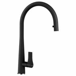 SCHOCK GOTA GRIFO MONOCOMANDO PARA FREGADERO CAÑO ALTO EXTRAÍBLE NEGRO
