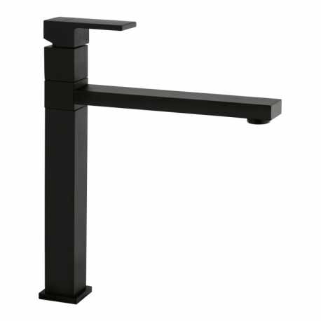 SCHOCK AQUAFRAME GRIFO MONOCOMANDO PARA FREGADERO CAÑO HORIZONTAL NEGRO PURO