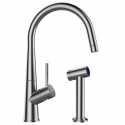 SCHOCK CONOS PRO MISCELATORE MONOCOMANDO CON DOCCETTA SEPARATA ACCIAIO INOX