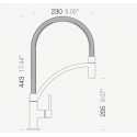 SCHOCK MERA SINGLE LEVER KITCHEN SINK MIXER TAP WITH PULL OUT SPRAY CHROME