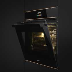 SMEG EINBAUBACKOFEN SFP6604PNRE PYROLYSE SCHWARZ