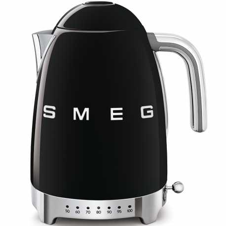 SMEG VARIABLE TEMPERATURE KETTLE 50'S STYLE BLACK KLF04BLEU