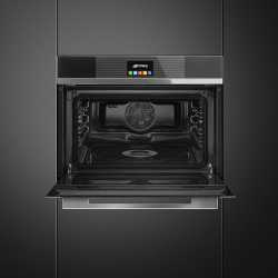 SMEG KOMPAKT-DAMPFBACKOFEN SF4104VCN SCHWARZ