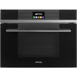 FORNO COMPATTO COMBINATO MICROONDE SMEG SF4104MCN