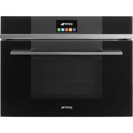 FORNO COMPATTO COMBINATO MICROONDE SMEG SF4104MCN