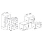 FOUR MULTIFONCTION COMBINÉ MICROONDES SMEG SF4104MCN NOIR