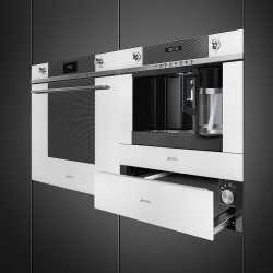 SMEG WÄRMESCHUBLADE CPR115B WEIßGLAS
