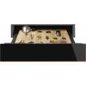 SMEG EINBAU SOMMELIER-SCHUBLADE CPS615NR SCHWARZGLAS