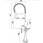 NOBILI YPSILON SINGLE LEVER SINK MIXER KITCHEN TAP