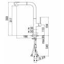 NOBILI POP SINGLE LEVER SINK MIXER TAP CHROME