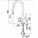 NOBILI POP GOOSE NECK SINGLE LEVER SINK MIXER TAP CHROME