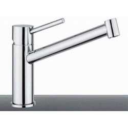 FRANKE NEPTUNE STYLE GRIFO PARA FREGADERO CAÑO ALTO CROMO Y BLANCO