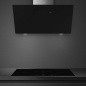 SMEG KICV90BL ANGLED CHIMNEY HOOD 90 CM
