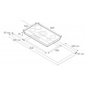 TABLE DE CUISSON LA GERMANIA FUTURA 90 ACIER INOX  90 CM