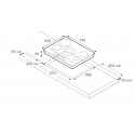 LA GERMANIA GAS HOB FUTURA 70 P710 1 D9 X STAINLESS STEEL - 70 CM