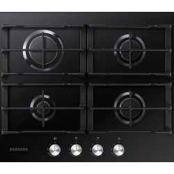 PIANO COTTURA A GAS SAMSUNG NA64H3010AK VETRO NERO TEMPERATO 60 CM