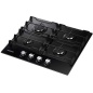 SAMSUNG GAS HOB NA64H3010AK BLACK TEMPERED GLASS - 60 CM SAMSUNG GAS HOB NA64H3010AK BLACK TEMPERED GLASS - 60 CM