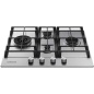 SAMSUNG GAS HOB NA64H3031BS STAINLESS STEEL - 60 CM