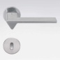 COLOMBO DESIGN DOOR HANDLES PAIR AMA SERIES ON ROSE MADE IN ITALY