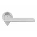 COLOMBO DESIGN DOOR HANDLES PAIR AMA SERIES ON ROSE MADE IN ITALY