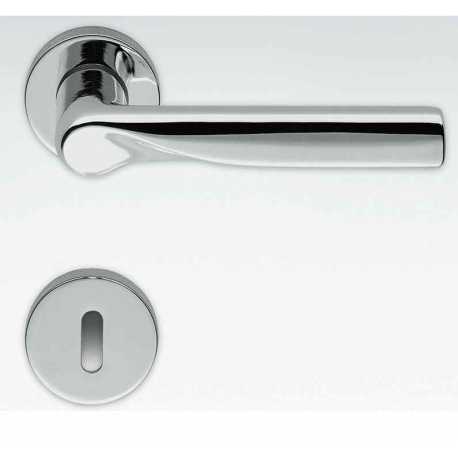 MANILLAS DE PUERTA COLOMBO DESIGN LIBRA CON ROSETA MADE IN ITALY