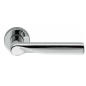 COLOMBO DESIGN DOOR HANDLES PAIR LIBRA SERIES ON ROSE MADE IN ITALY