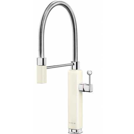SMEG MDF50CR MISCELATORE MONOCOMANDO CON DOCCETTA COLORE PANNA
