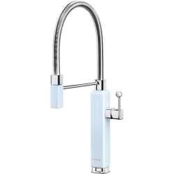 SMEG MDF50PB SPÜLTISCHMISCHER MIT VERSTELLBARER PASTELLBLAU