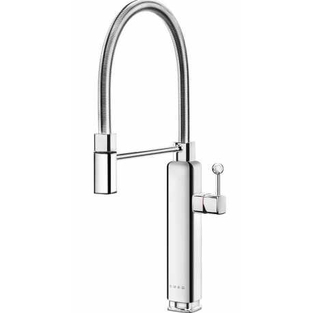 SMEG MDF50SS SINGLE LEVER SINK MIXER TAP 50'S STYLE CHROME