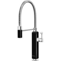 SMEG MDF50BL SPÜLTISCHMISCHER MIT VERSTELLBARER SCHWARZ