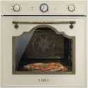 FOUR ÉLECTRONIQUE MULTIFONCTION PYROLISE PIZZA SMEG SFP750POPZ CRÈME ESTHÉTIQUE CORTINA 60 CM