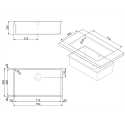 SMEG VSTR71CUX ÉVIER ENCASTRABLE SOUS PLAN 1 CUVE CUIVRE