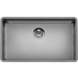 SMEG VSTR71DKX ÉVIER ENCASTRABLE SOUS PLAN 1 CUVE NOIR
