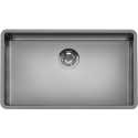 LAVELLO SOTTOTOP SMEG VSTR71DKX  MONOVASCA ACCIAIO INOX NERO