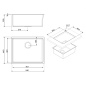 LAVELLO SOTTOTOP SMEG VSTR50CUX MONOVASCA RAME