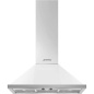 SMEG DEKORWANDHAUBE KPF9WH WEIß DESIGNLINIE PORTOFINO 90 CM