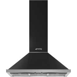 CAPPA A PARETE SMEG KPF9AN COLORE ANTRACITE ESTETICA PORTOFINO 90 CM