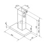 CAMPANA A PARED SMEG KS905BXE2 90 CM